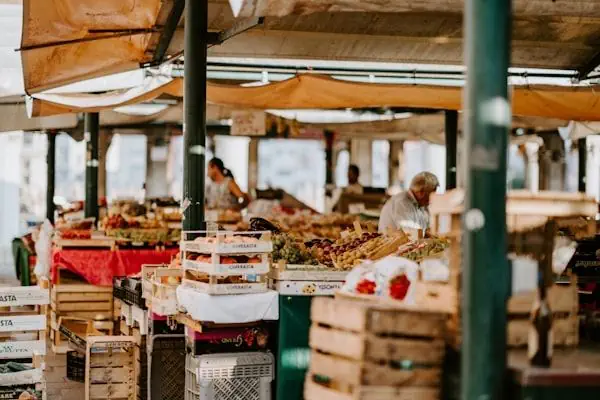 Marché local alsacien